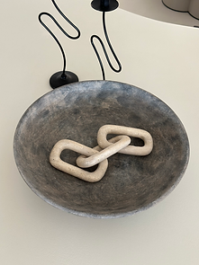 Travertine Link Chain