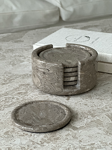 Chocolate Coaster 6pc Set