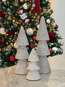 Travertine Christmas Tree Set